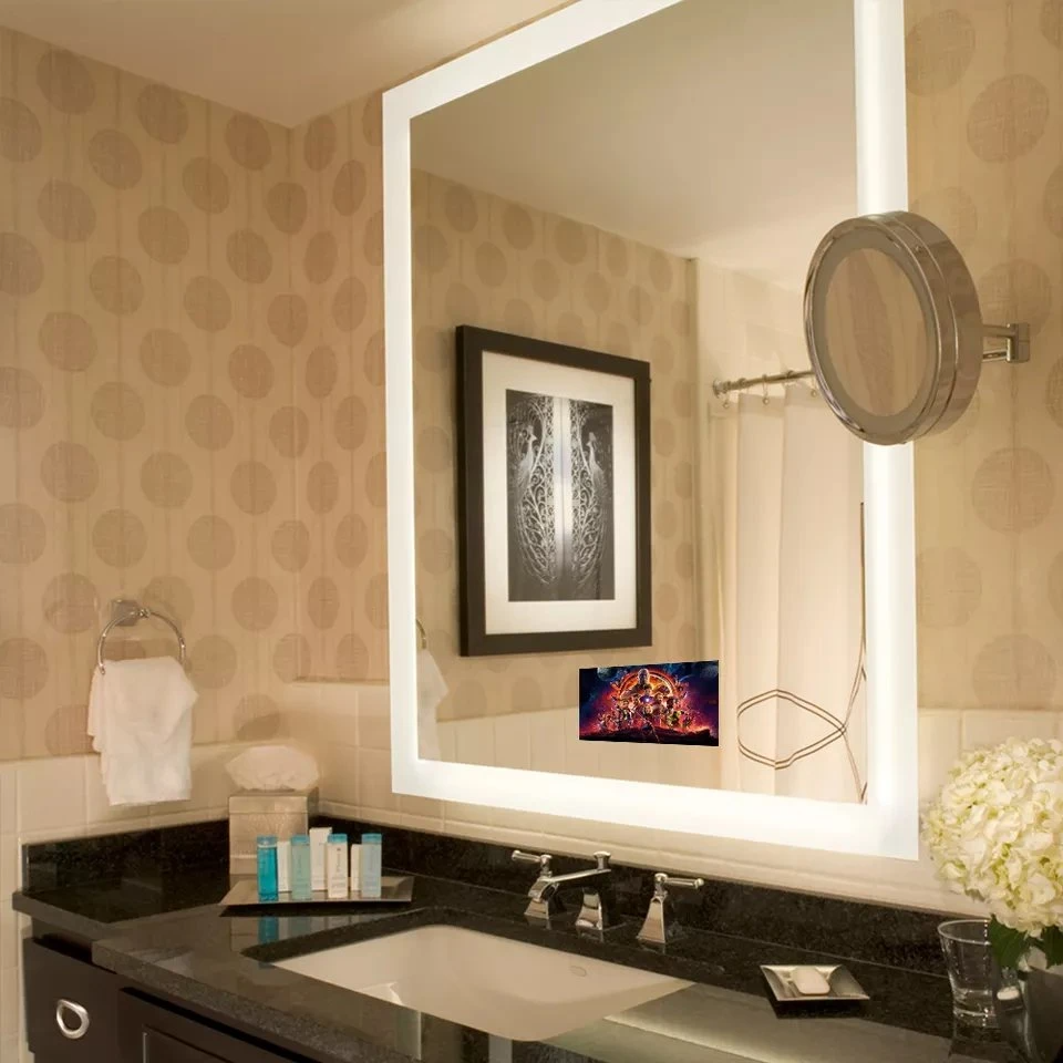 Design Helkroppsspegel Väggmonterad Hellängd Smart Mirror Ljus upp Vertikal för Sovrum Badrum Salong