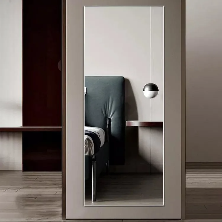 Konst Hem Hotelldekor Rund Multipel Form Aluminium Metall Träram 40 Cm 50 Cm Väggspegel