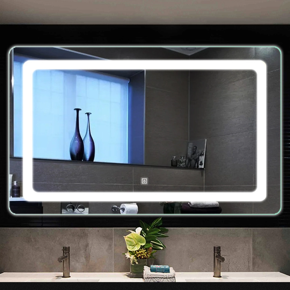 Heminredning Väggmonterad spegel Badrumsspegel Bluetooth Sminkspegel LED Smart Mirror Salongsmöbler