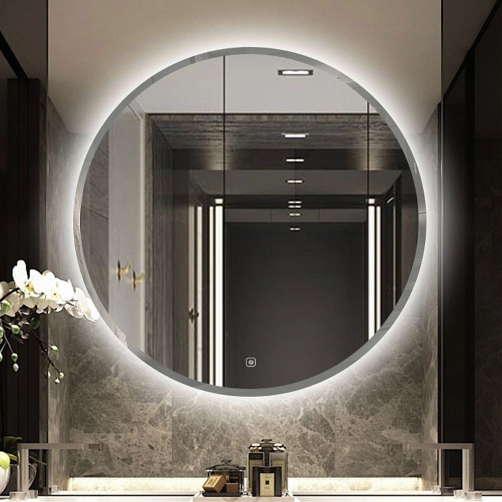 LED-spegel badrum Väggmonterad sminkspegel spegel Smart hemspegel heminredning Bluetooth sminkspegel glasspegel