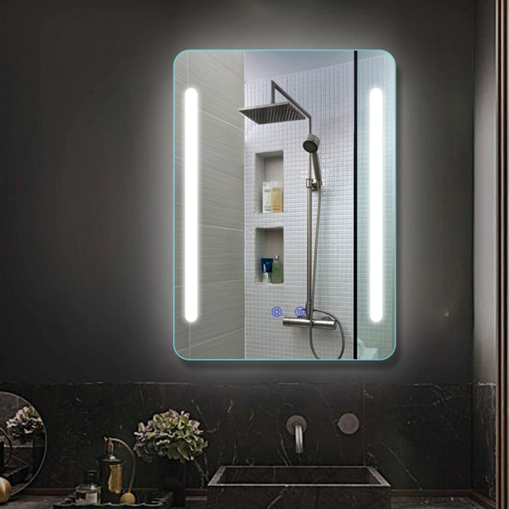 Ny design Smart LED-spegel Badrumsfläkt LED-badkarspeglar med ljus