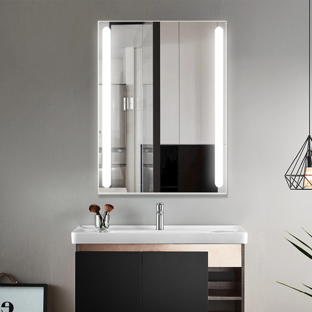 Ny design Smart LED-spegel Badrumsfläkt LED-badkarspeglar med ljus