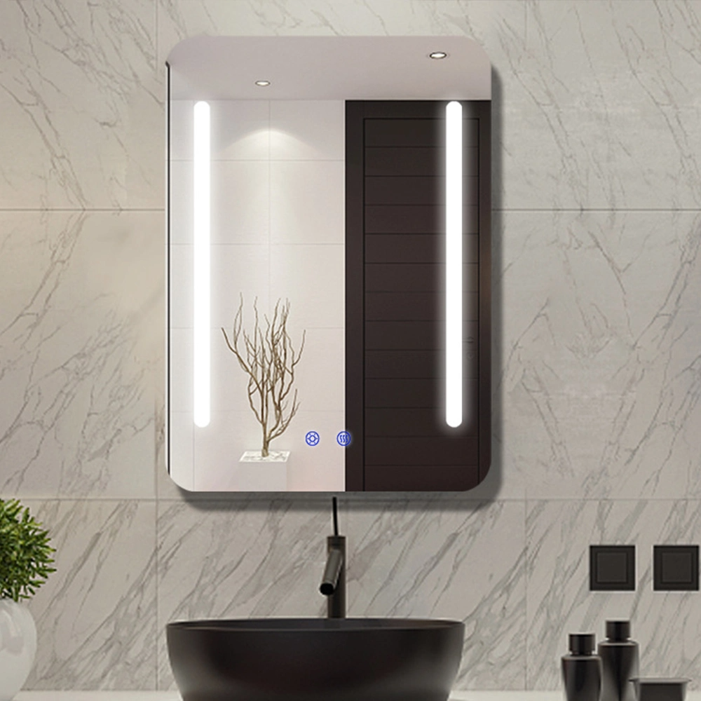 Ny design Smart LED-spegel Badrumsfläkt LED-badkarspeglar med ljus