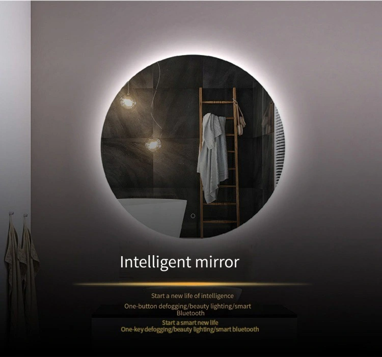 Kina Fabrikspris Badrumsmöbler Smart Front Light Dressing Väggspegel för Hotel Badrumsprojekt
