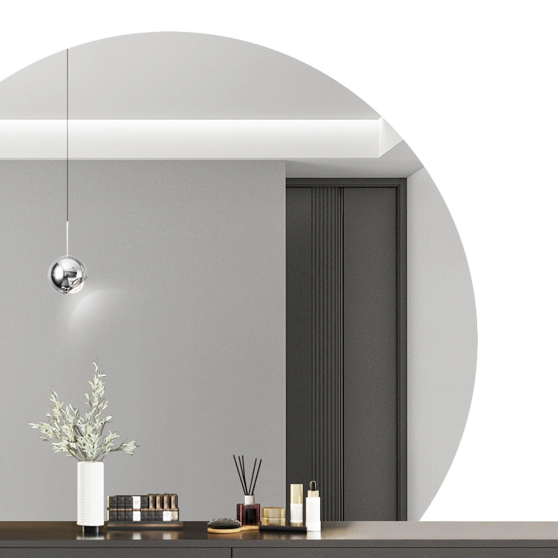 Oregelbundet formade LED-lampor Smart Badrumsspegel Toalett Toalett Väggmonterad självlysande spegel Sminkbord Sminkspegel