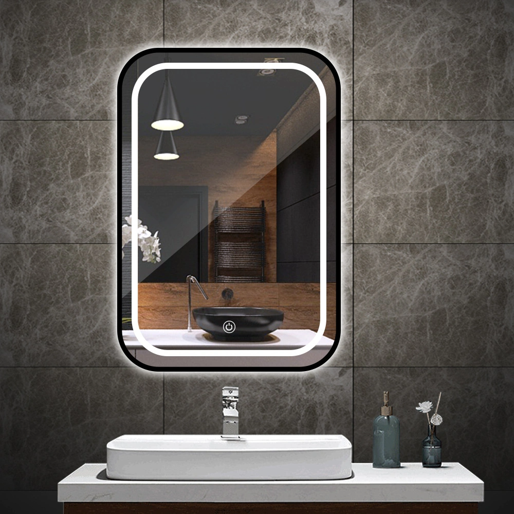 Badrumsspegelljus LED Demist Touch Spegel Badrum Badrums LED-spegel